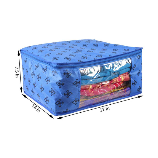 Saree Cover - Non Woven Printed Big Size Saree Covers ( Pack of 3 ) assorted color